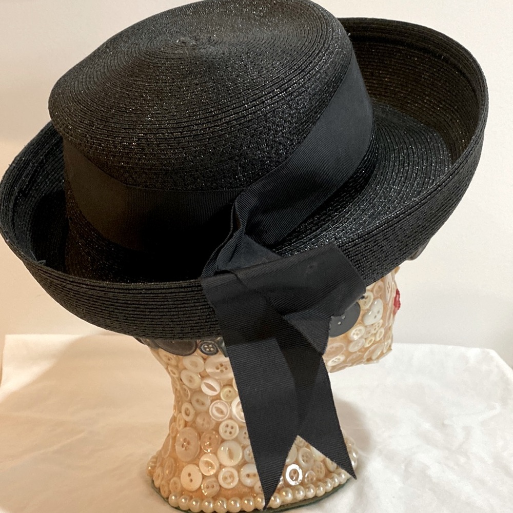 Vintage / Retro 1950s-1960s Lakewood Hats Black Hat